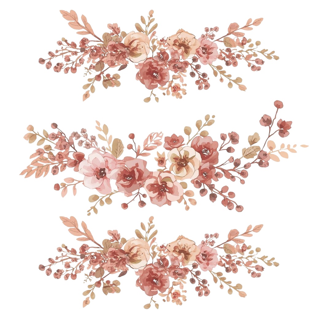 Timeless Florals – バラとラベンダーのやさしい水彩フローラル素材集(通年版)