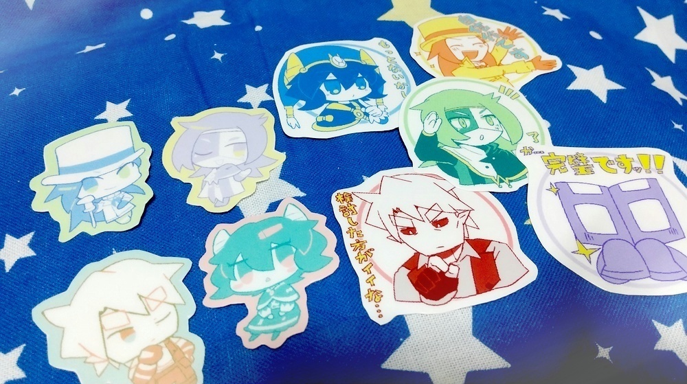 「ナントカ三術将」カットシール2024