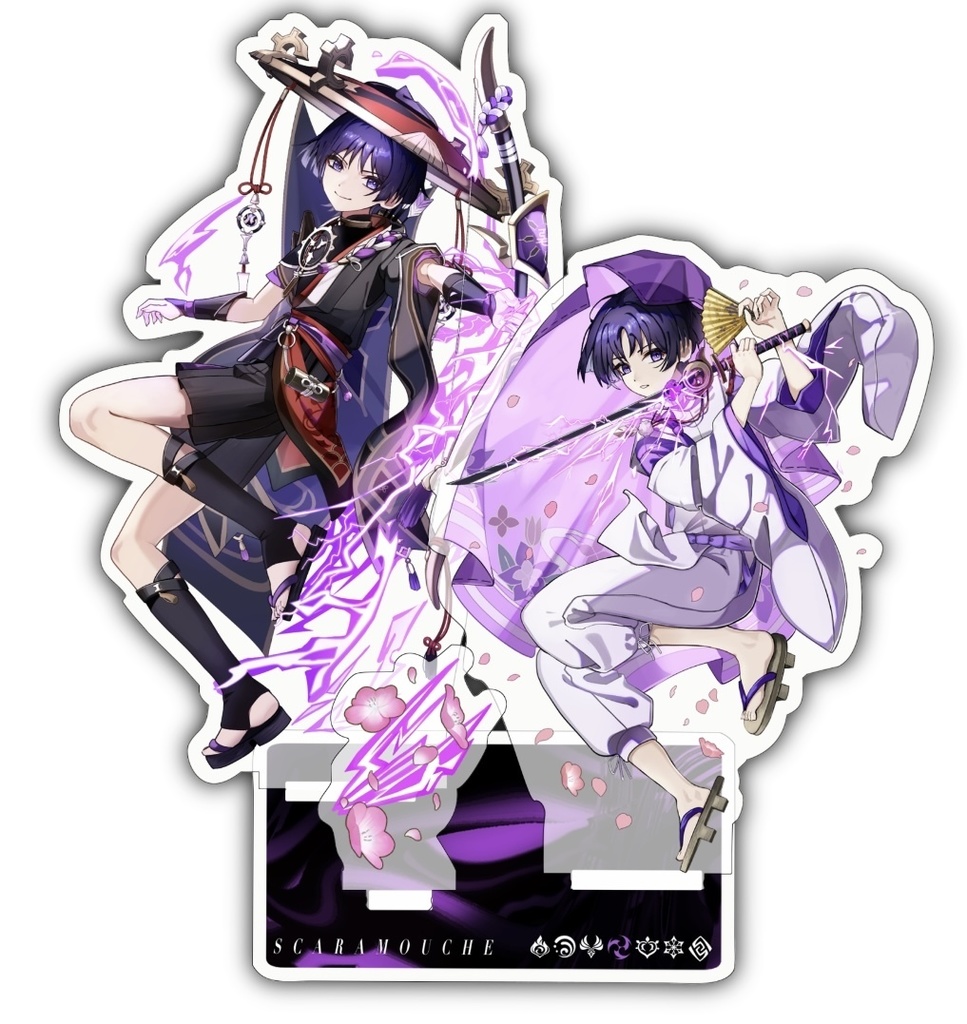 散兵&傾奇者アクリルジオラマ