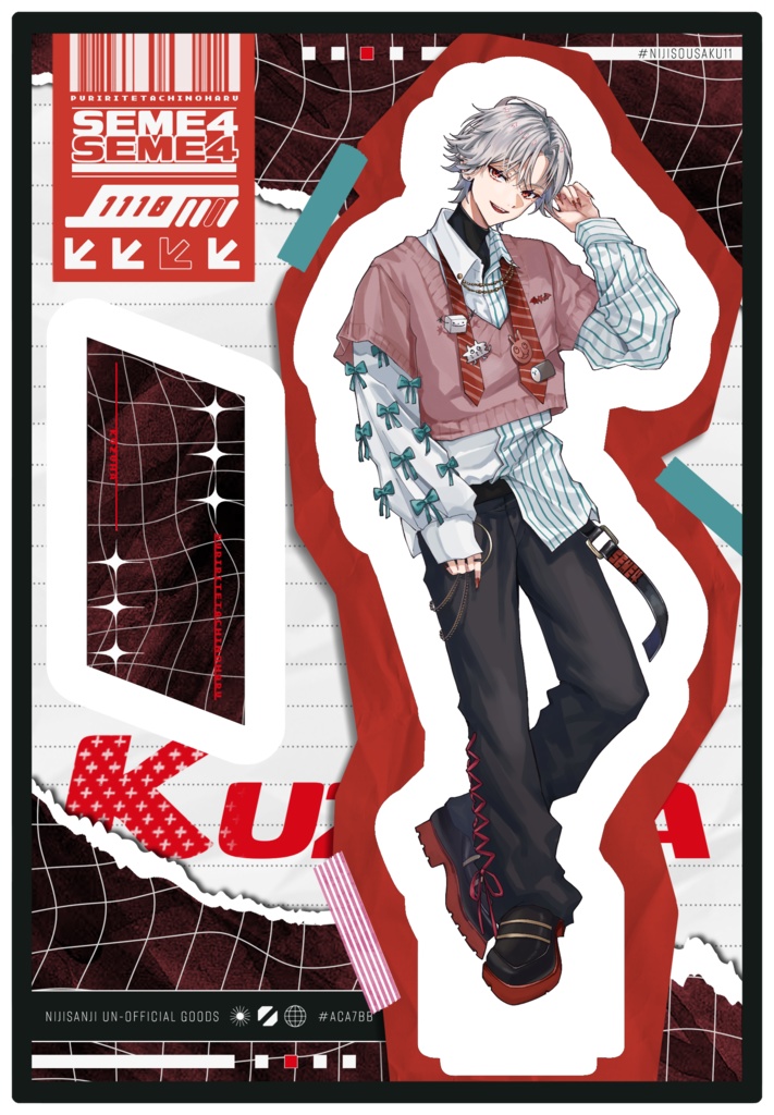 【非公式】フレーム付きアクリルスタンド&ポストカード-葛葉