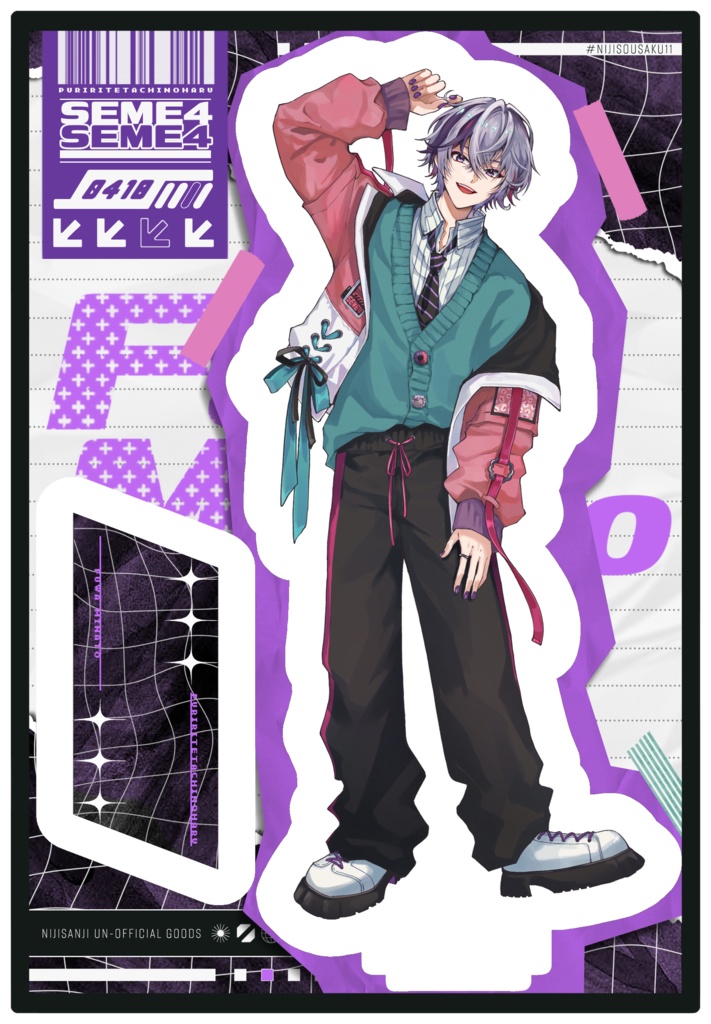 【非公式】フレーム付きアクリルスタンド&ポストカード-不破湊