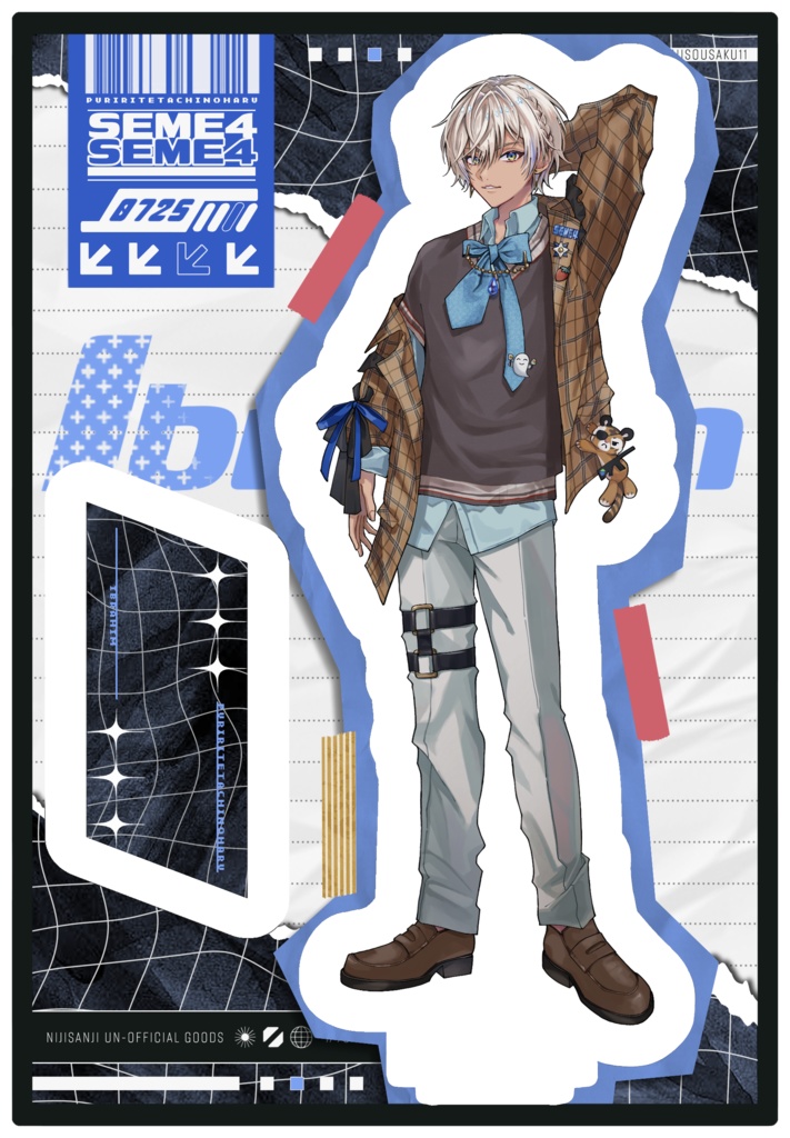 【非公式】フレーム付きアクリルスタンド&ポストカード-イブラヒム