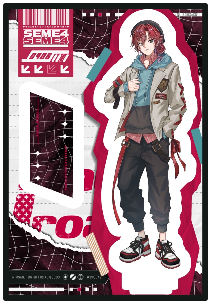 【非公式】フレーム付きアクリルスタンド&ポストカード-ローレン・イロアス