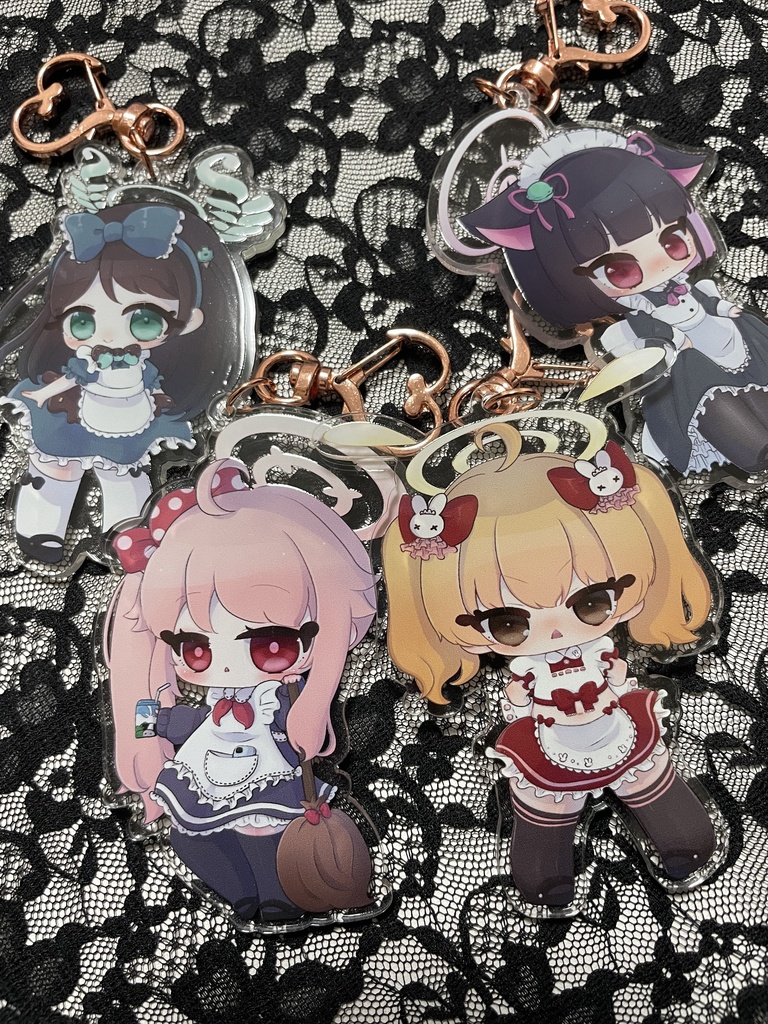 【SALE】【ブルアカ】スイーツメイド部アクリルキーホルダー