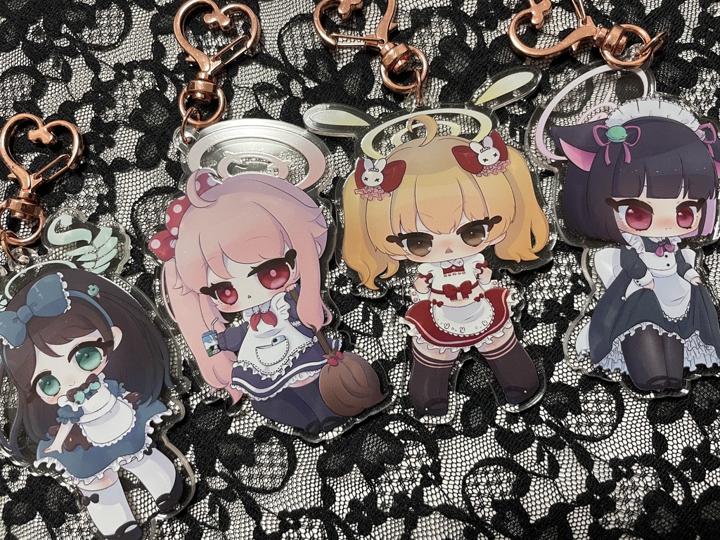 【SALE】【ブルアカ】スイーツメイド部アクリルキーホルダー