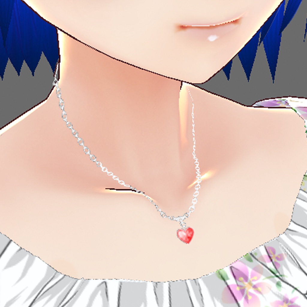 【無料版アリ】花とフリルのワンピース(VRoid用(ベータ版)衣装テクスチャ)