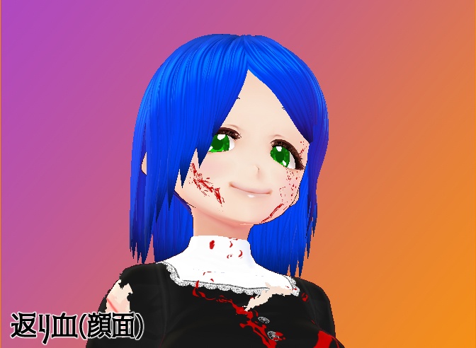 ハロウィンシスターセット(VRoid用(ベータ版)衣装テクスチャ&3Dモデル(ベール))