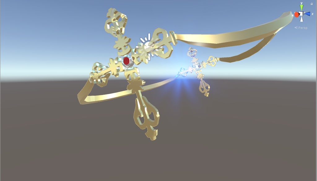 【VRCアバターアクセサリ―】Halo