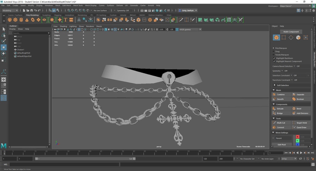 【VRCアクセサリー】「無料配布あり」チョーカー