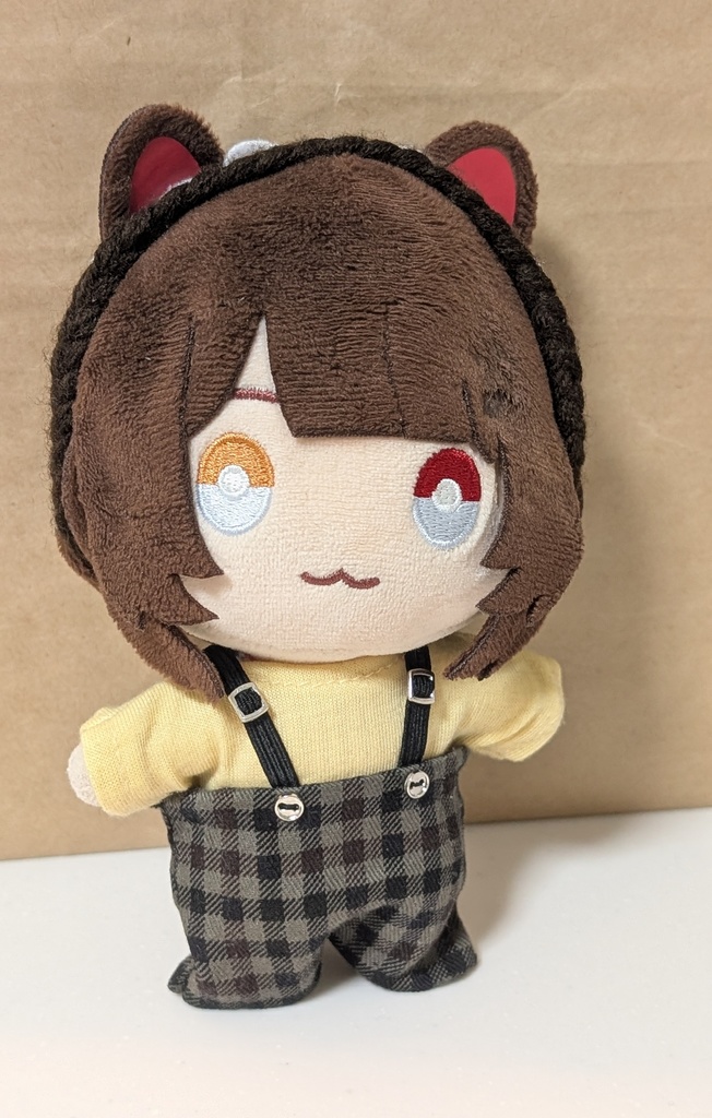 チェック柄サスペンダーパンツ　※匿名配送、送料別