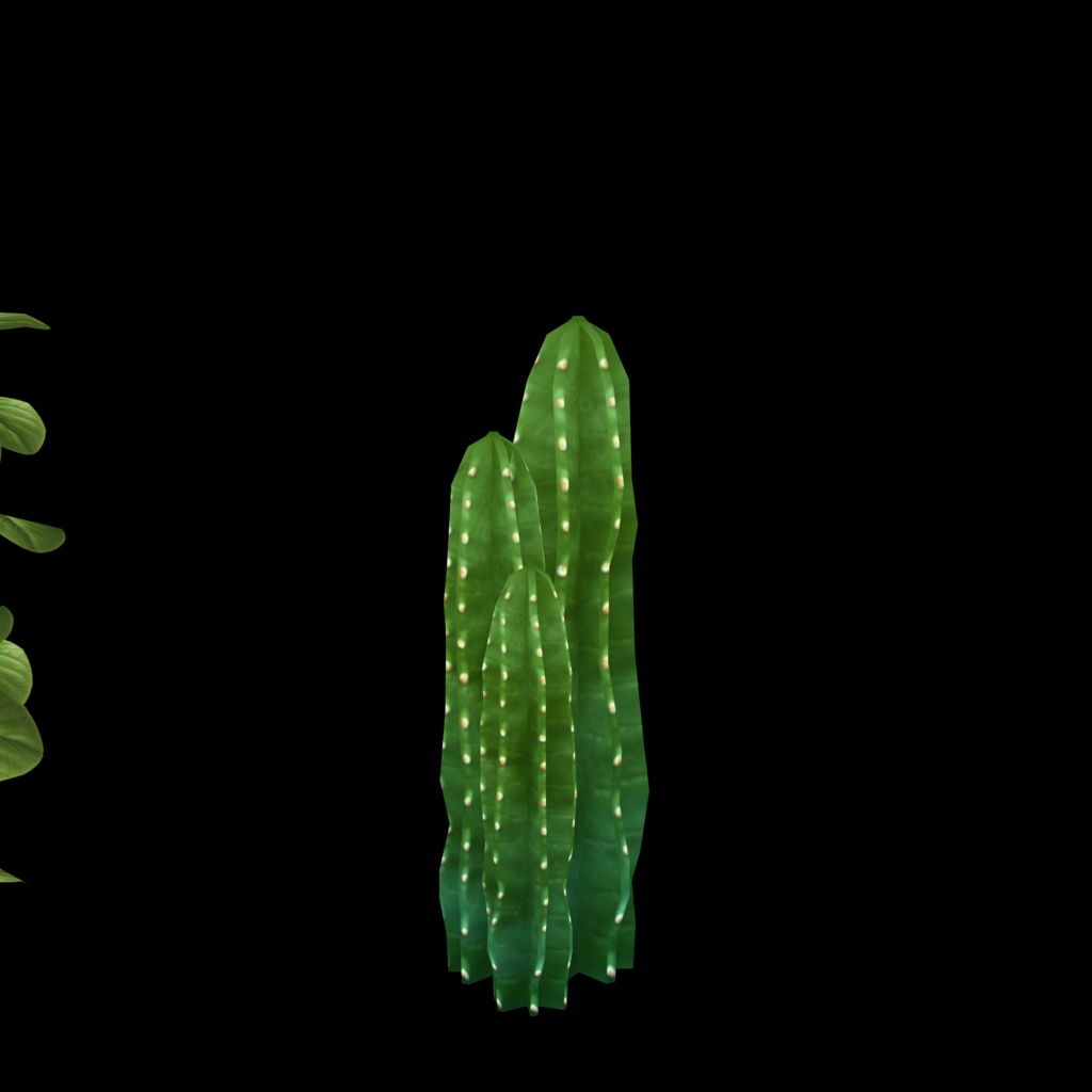 【3Dモデル】観葉植物17点×鉢10点の170パターンのVRchat用小物セット