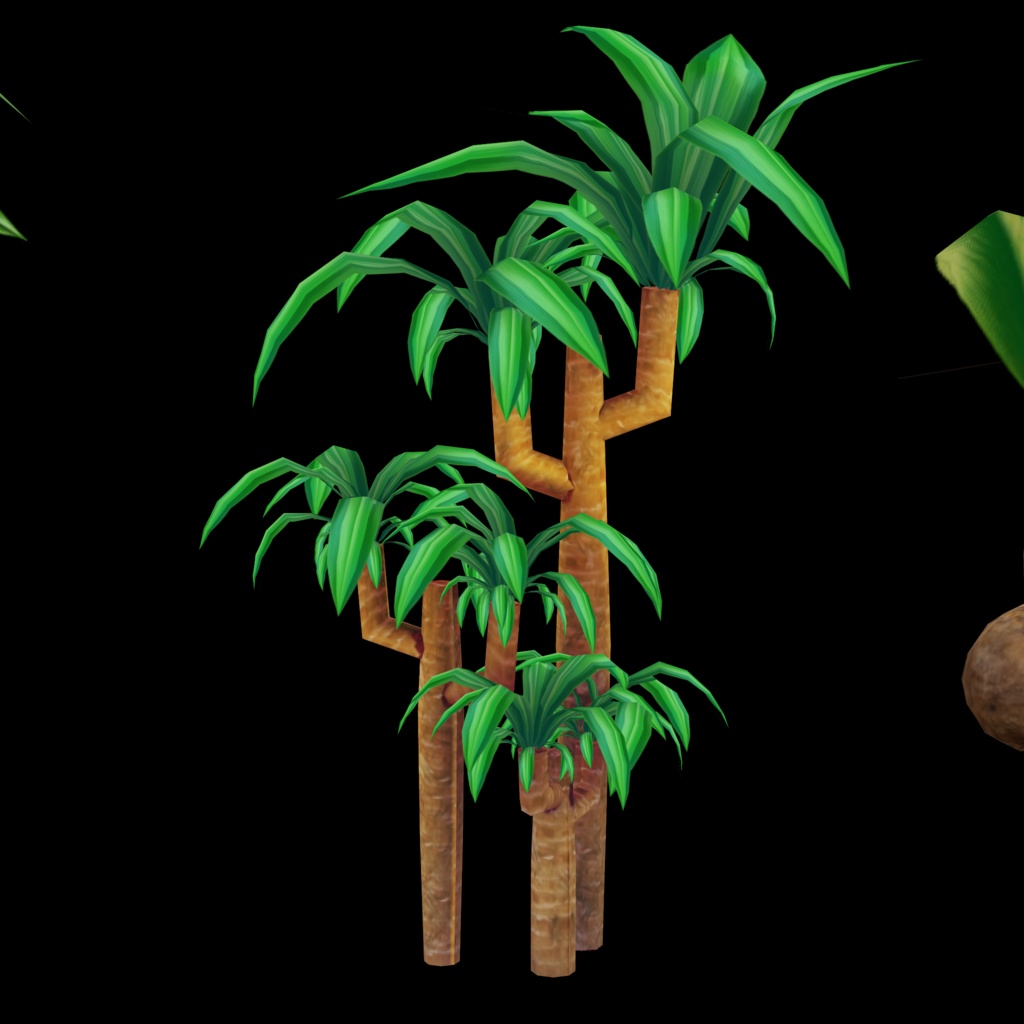 【3Dモデル】観葉植物17点×鉢10点の170パターンのVRchat用小物セット