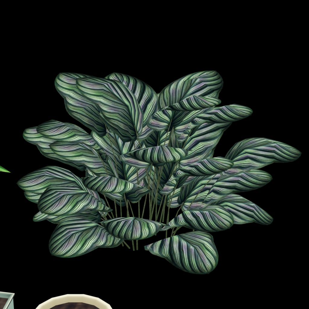 【3Dモデル】観葉植物17点×鉢10点の170パターンのVRchat用小物セット