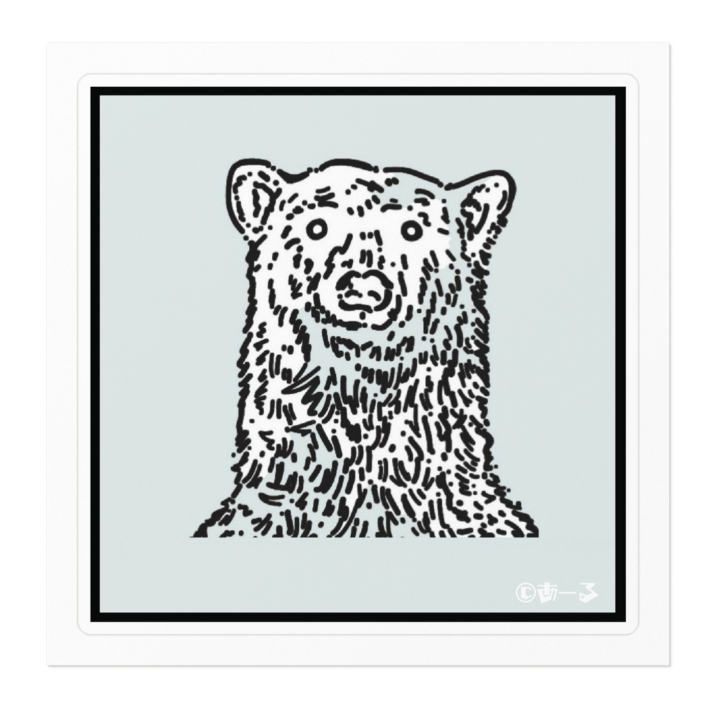 しろくま(ステッカー)