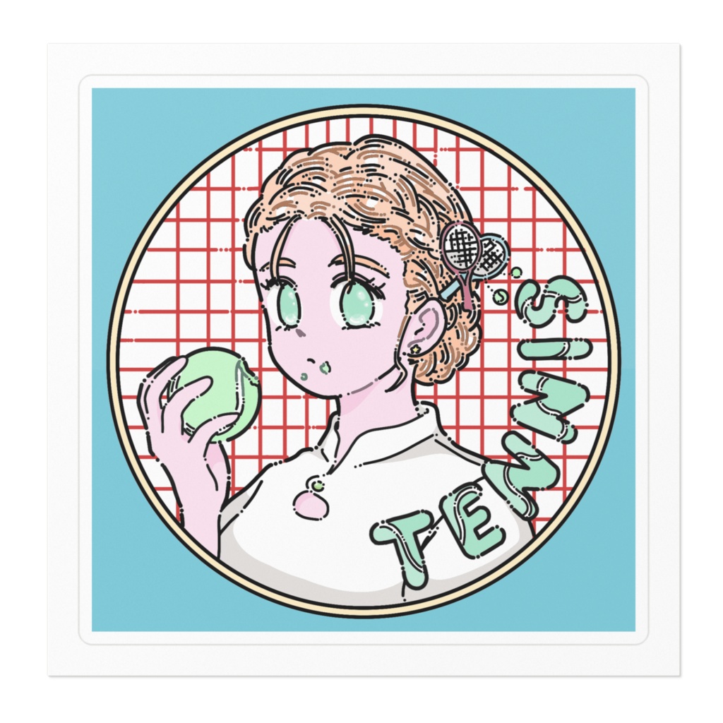 てにす(ステッカー)