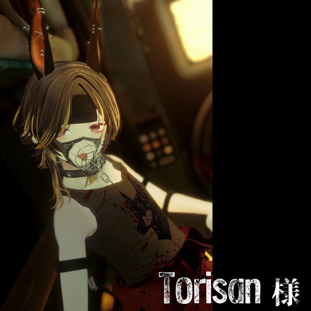 【全アバター対応】Dober_Ear【ギミック付きケモ耳】