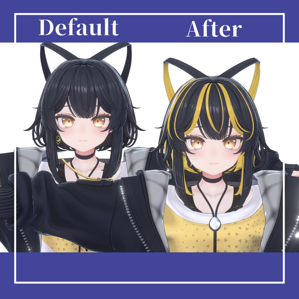 【無料/free】ルチカちゃん専用デフォ髪メッシュマスク