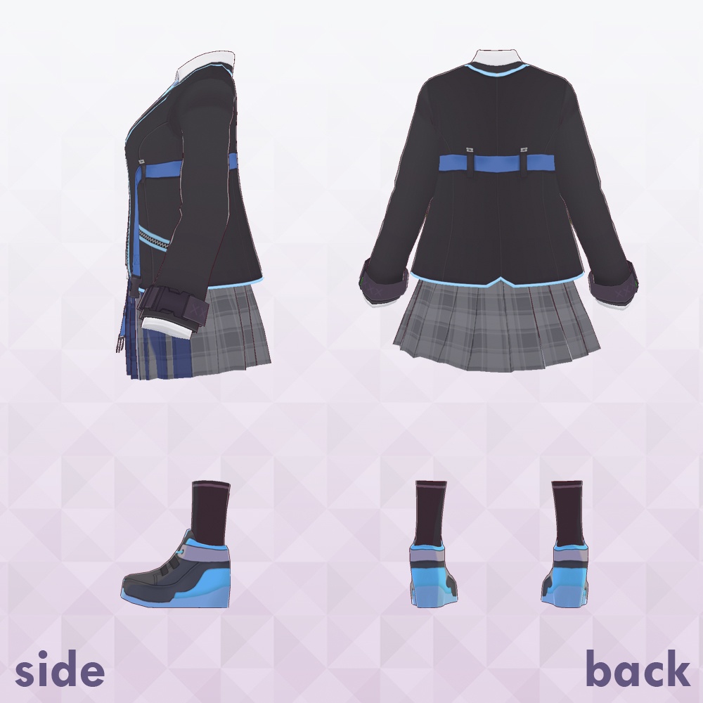 【VRoid正式版】ブレザー制服衣装 / School Uniform