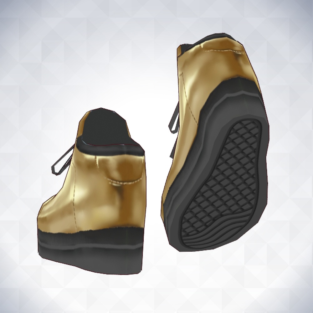 【VRoid正式版】メタリックスニーカー テクスチャ / Metallic sneakers texture