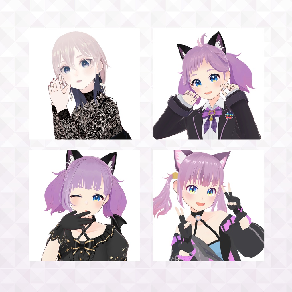 【無料】VRMお人形遊びPC版のポーズpngファイル