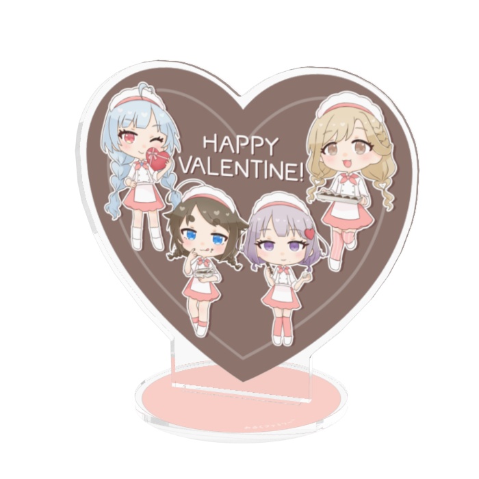みるくファミリー バレンタインアクリルスタンド