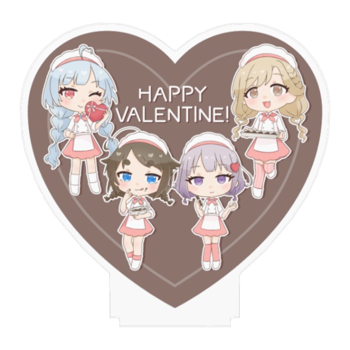 みるくファミリー バレンタインアクリルスタンド