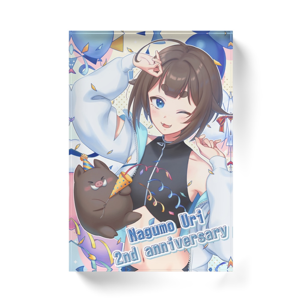 南雲うり 2周年記念アクリルブロック