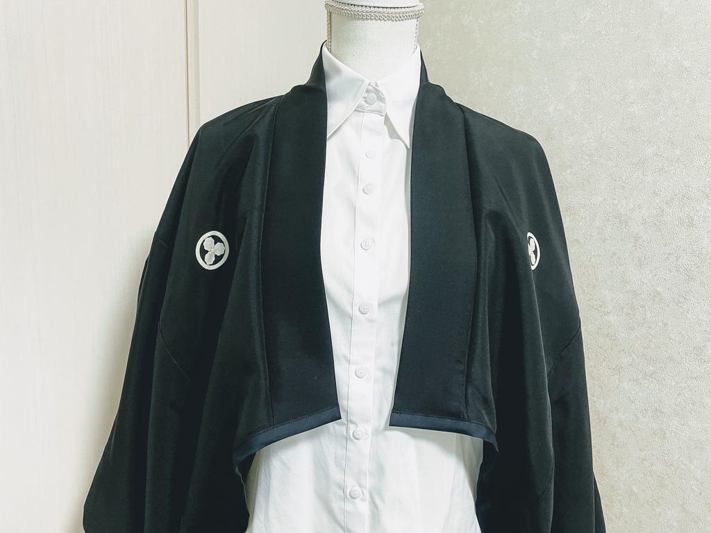 <メンズ・男女兼用>ショート丈羽織<秋冬用>