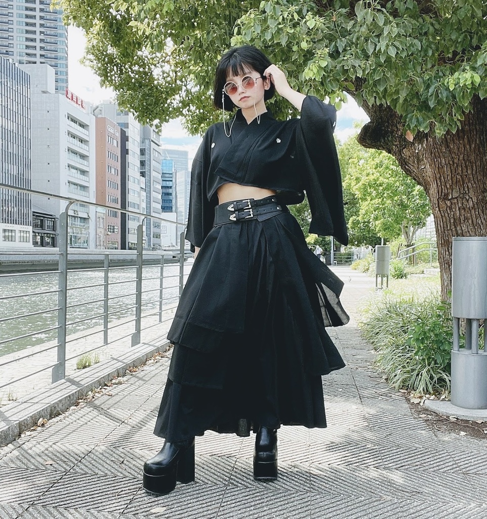 <男女兼用>秋冬ショート丈着物