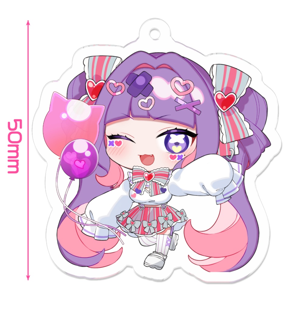 【受注生産】むてきのなちデフォルメアクリルキーホルダー