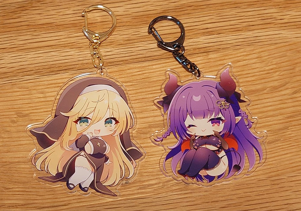 【C103】ちびキャラアクキー