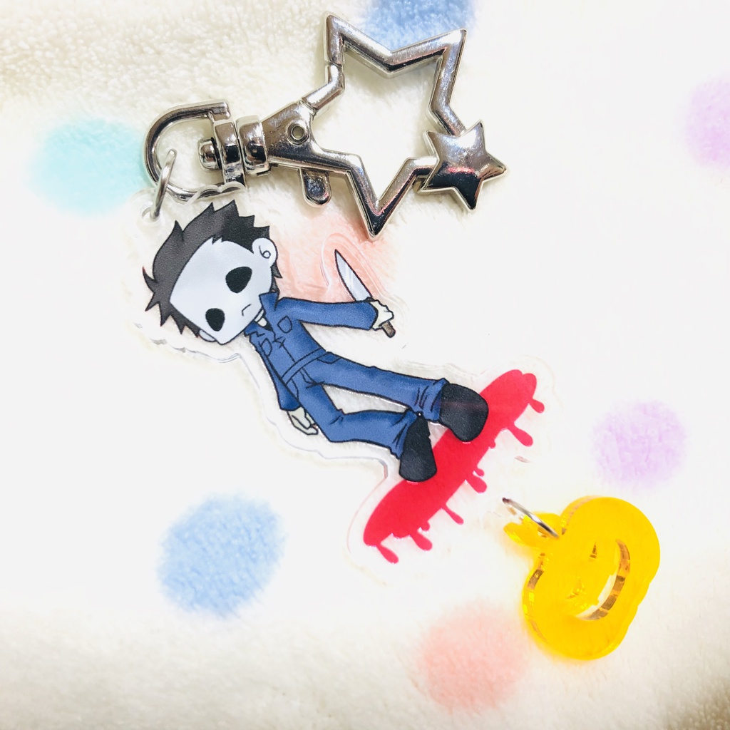 アクリルキーホルダー マイケルにいさん 飴屋 Booth