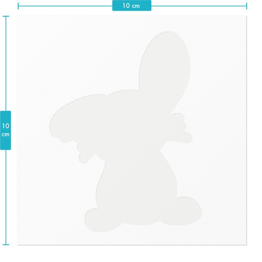 うさたんクローバーステッカー