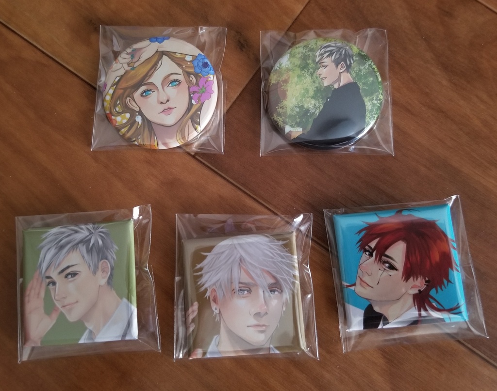 第1弾【zilver】缶バッチ【全5種】