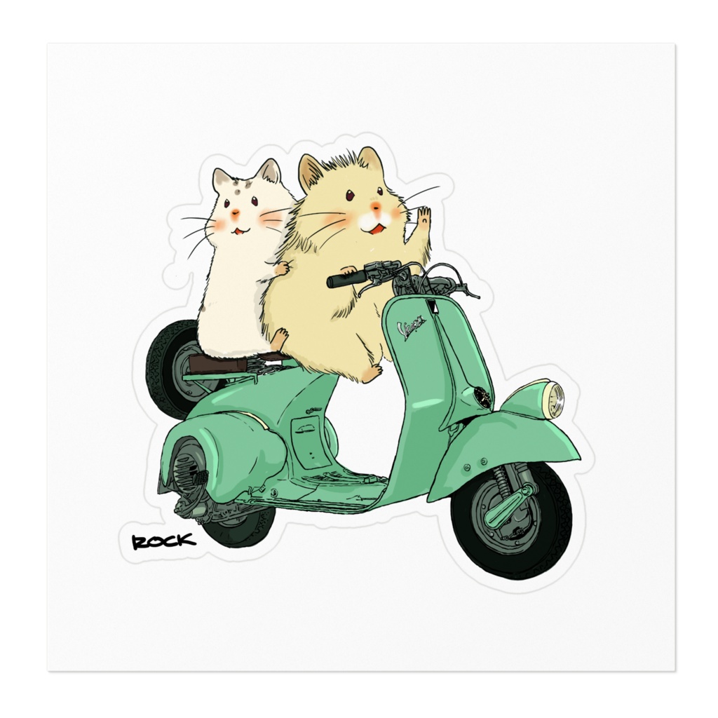 タンデムハムステッカー