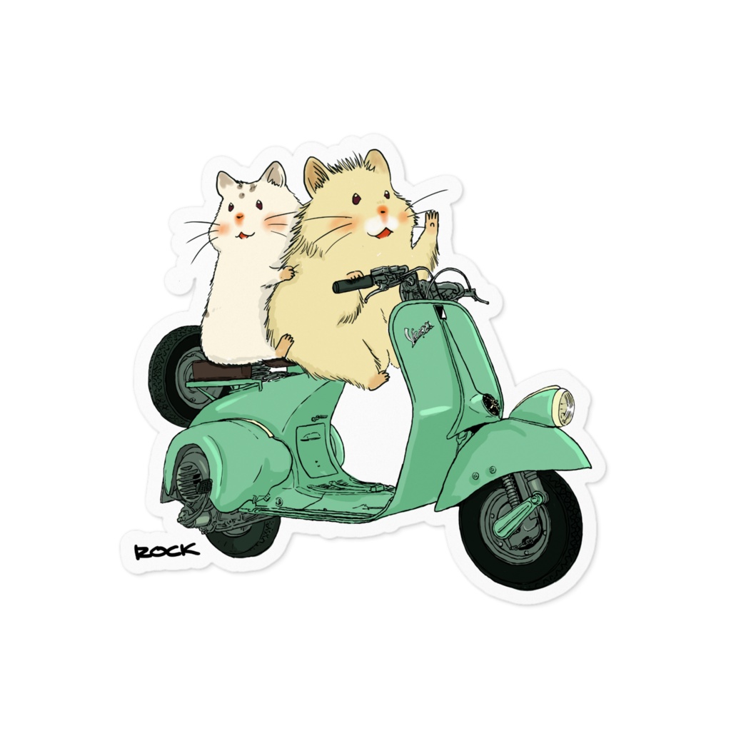 タンデムハムステッカー