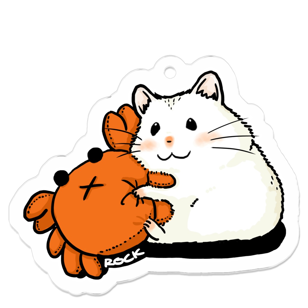 パズくんカニさんLOVEキーホルダー