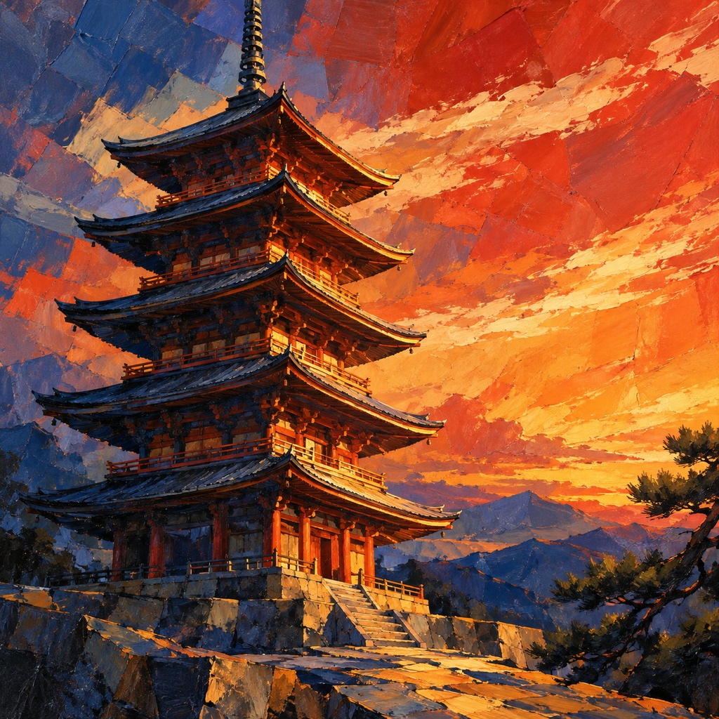 夕空への祈り