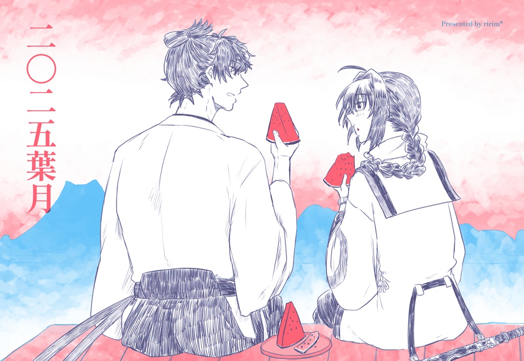 剣陣営季節ポストカード