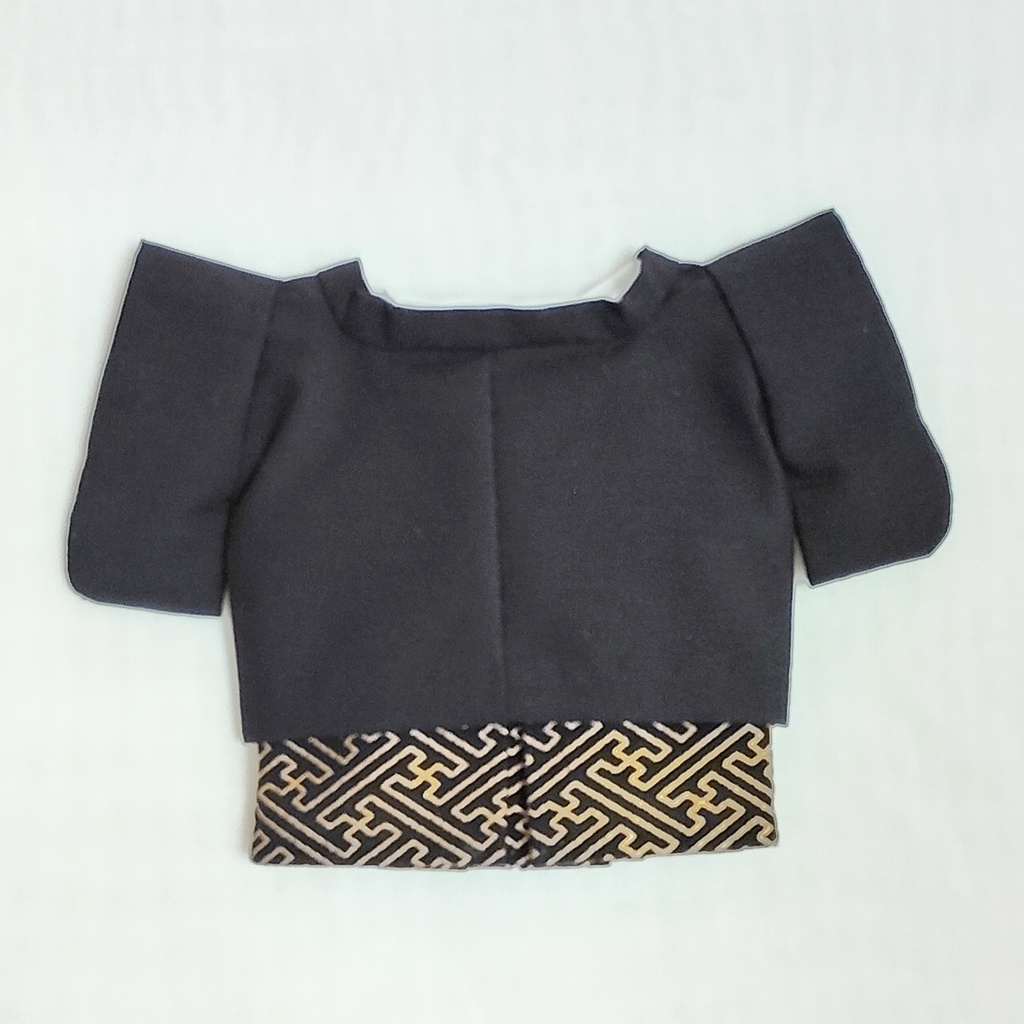 【男の子用】 20㎝ぬい用 黒羽織・着物・袴 3点セット