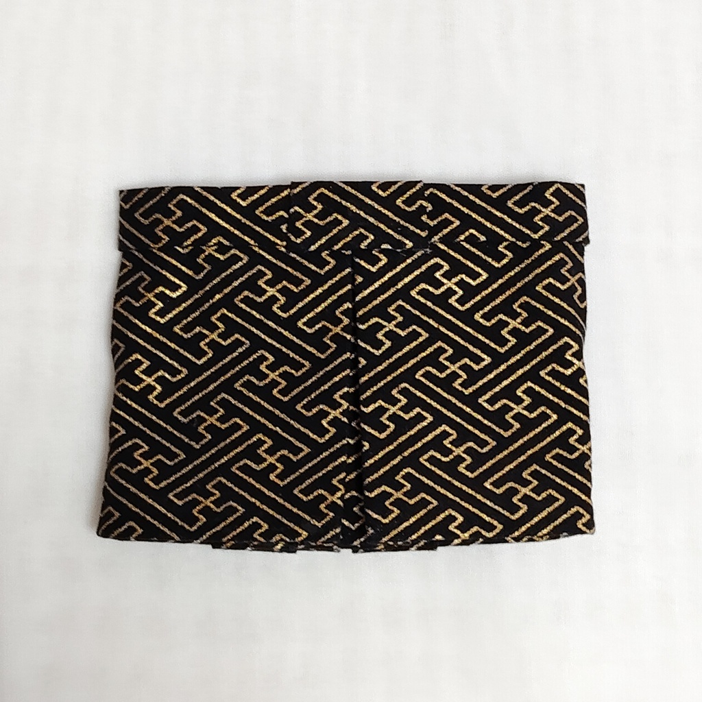 【男の子用】 20㎝ぬい用 黒羽織・着物・袴 3点セット