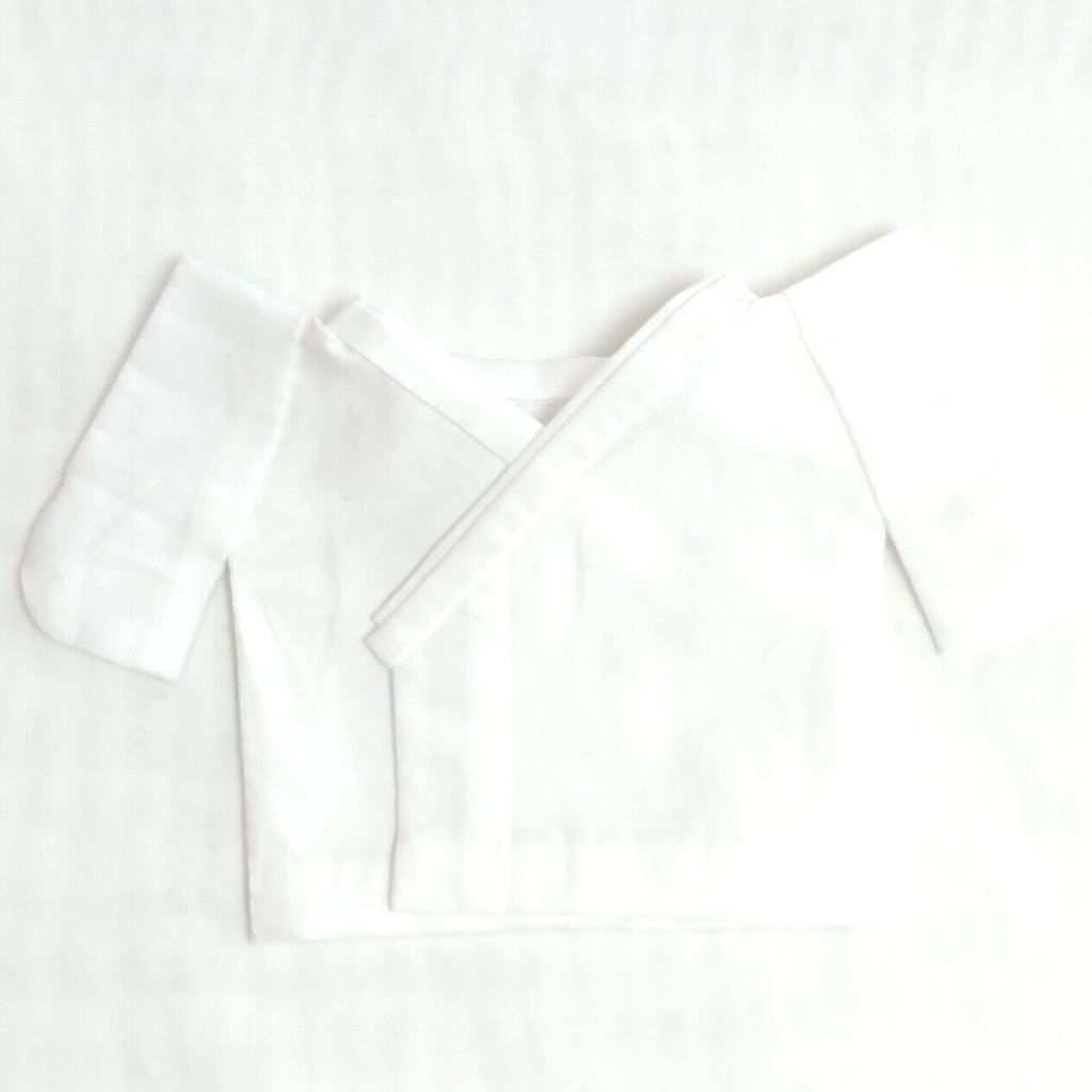 【男の子用】 20㎝ぬい用 白羽織・着物・袴 3点セット