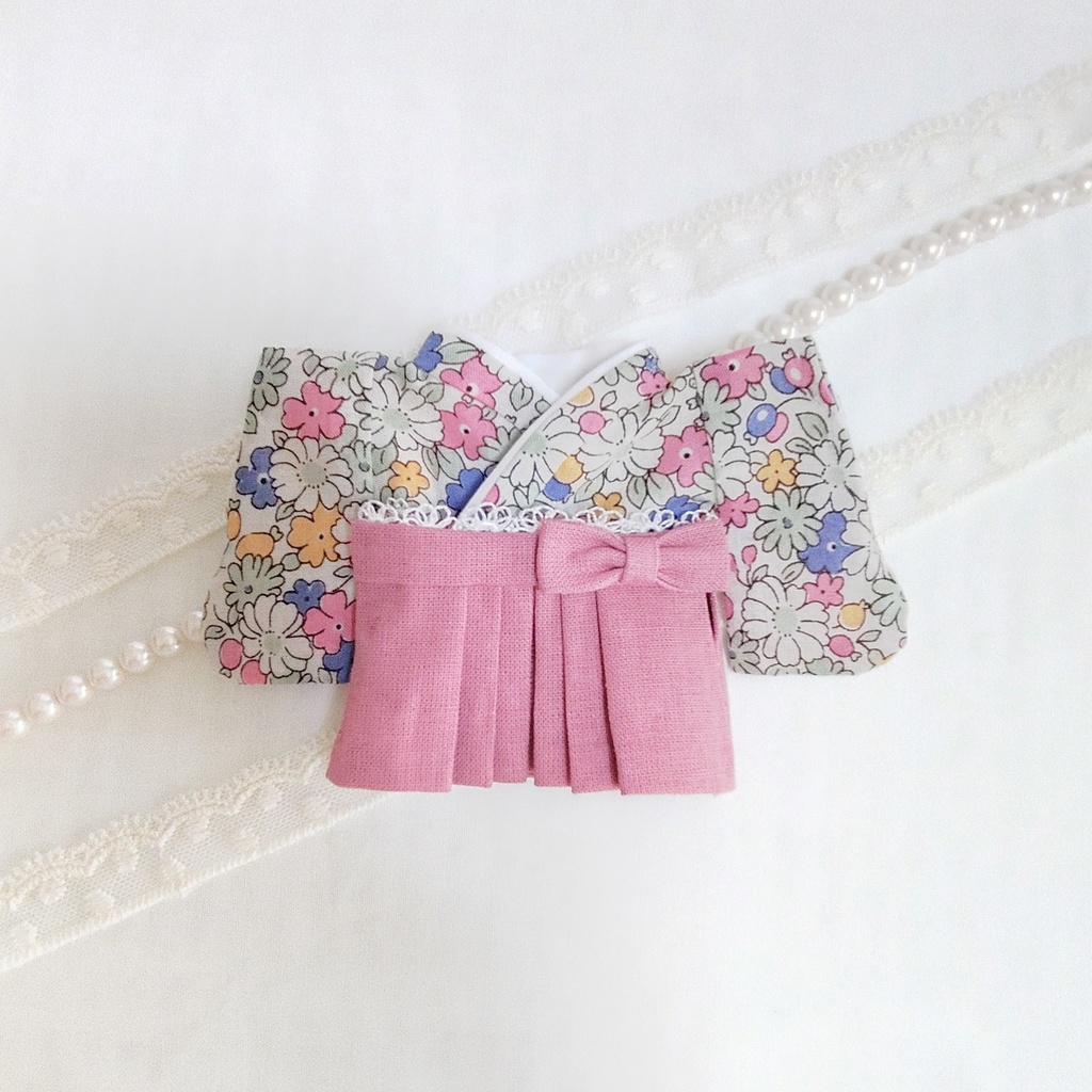 【レトロ】　16㎝　ぬいはかま　はれのひ