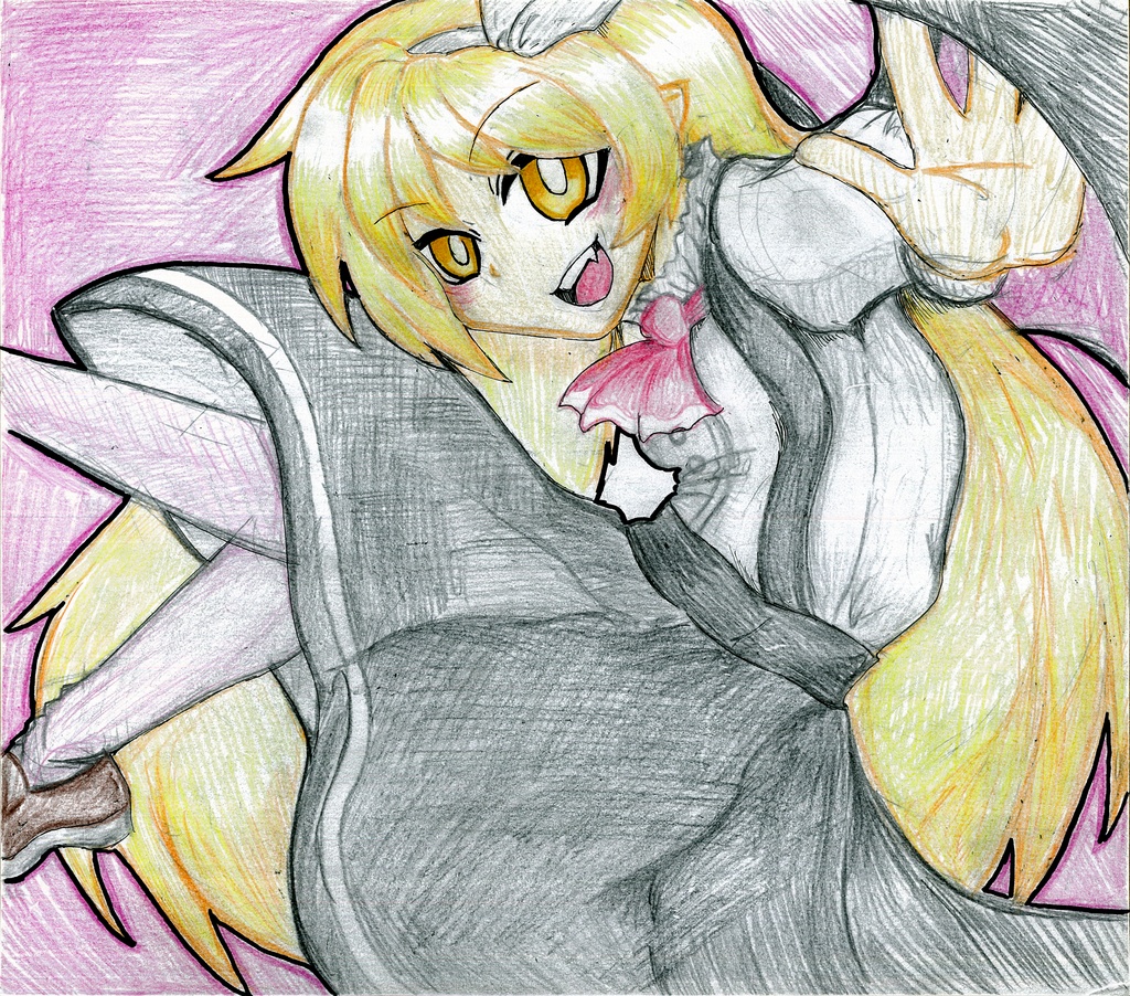 【直筆色紙】東方Project