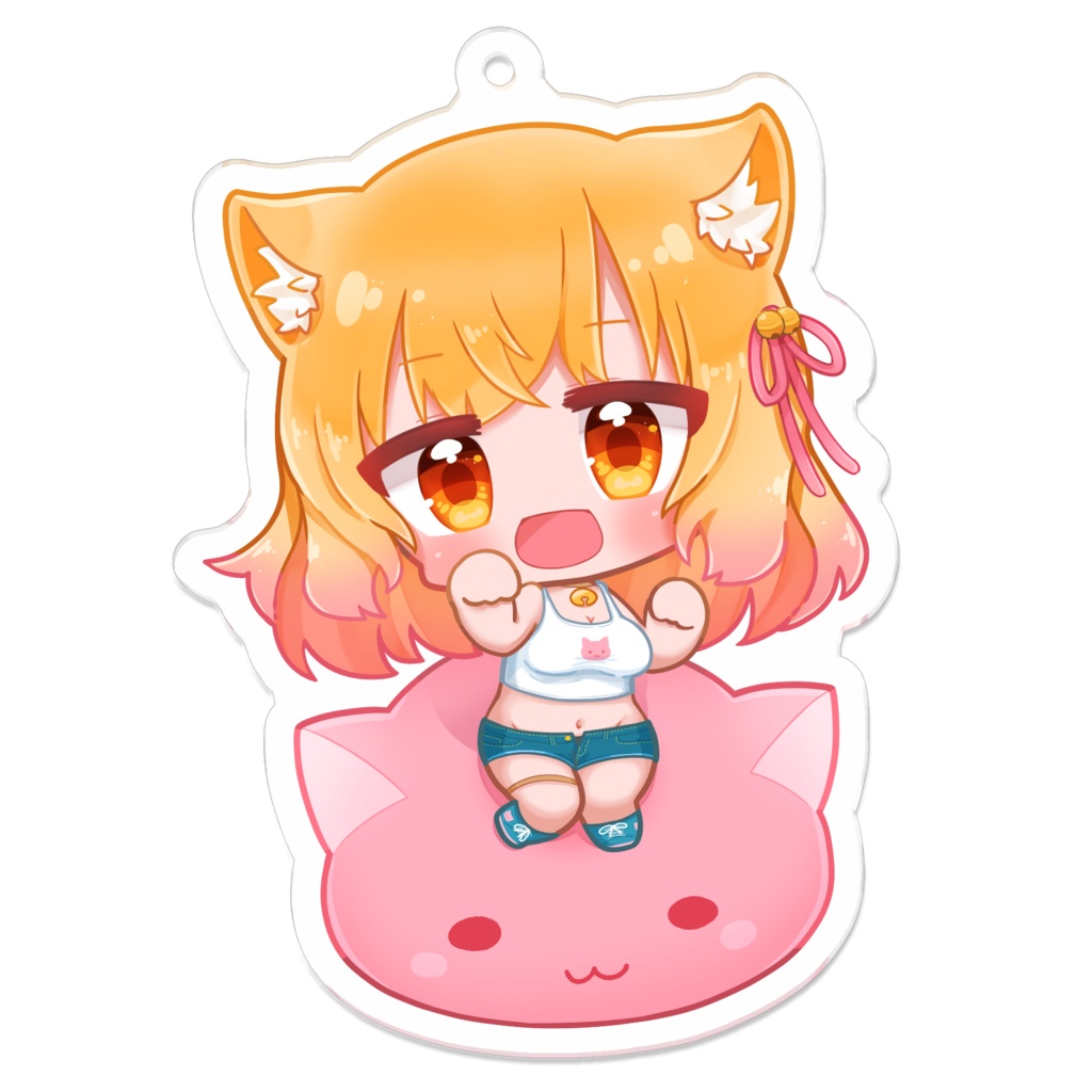 『猫間みはる』アクリルキーホルダー acrylic keychain