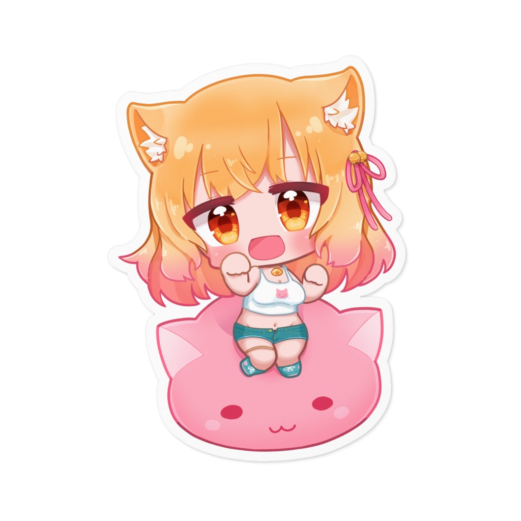 『猫間みはる』ステッカー　Sticker 