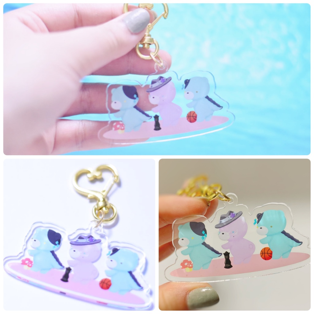 くますて🧸おくまゔぃねるアクリルキーホルダー