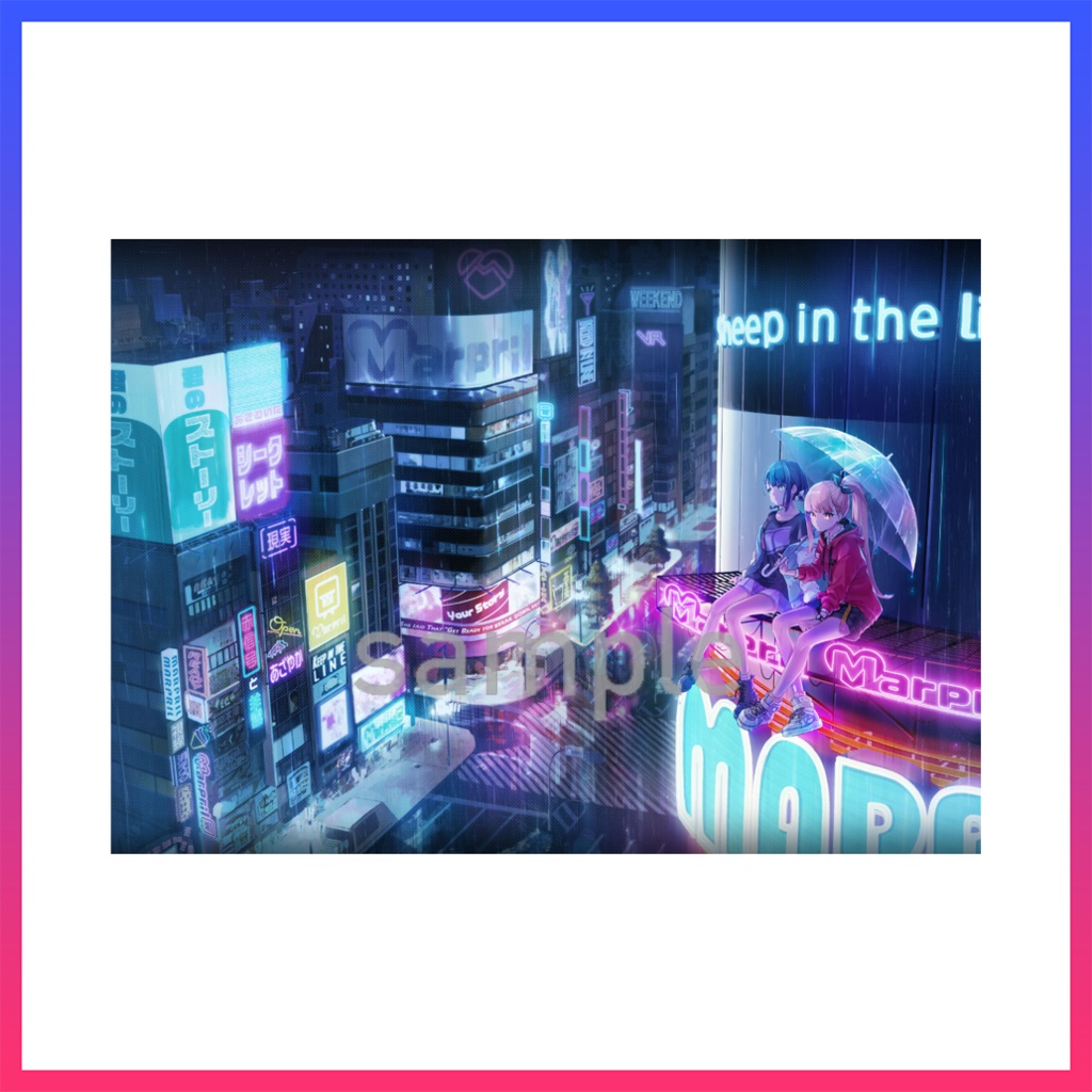【Marpril】sheep in the light A3ポスター