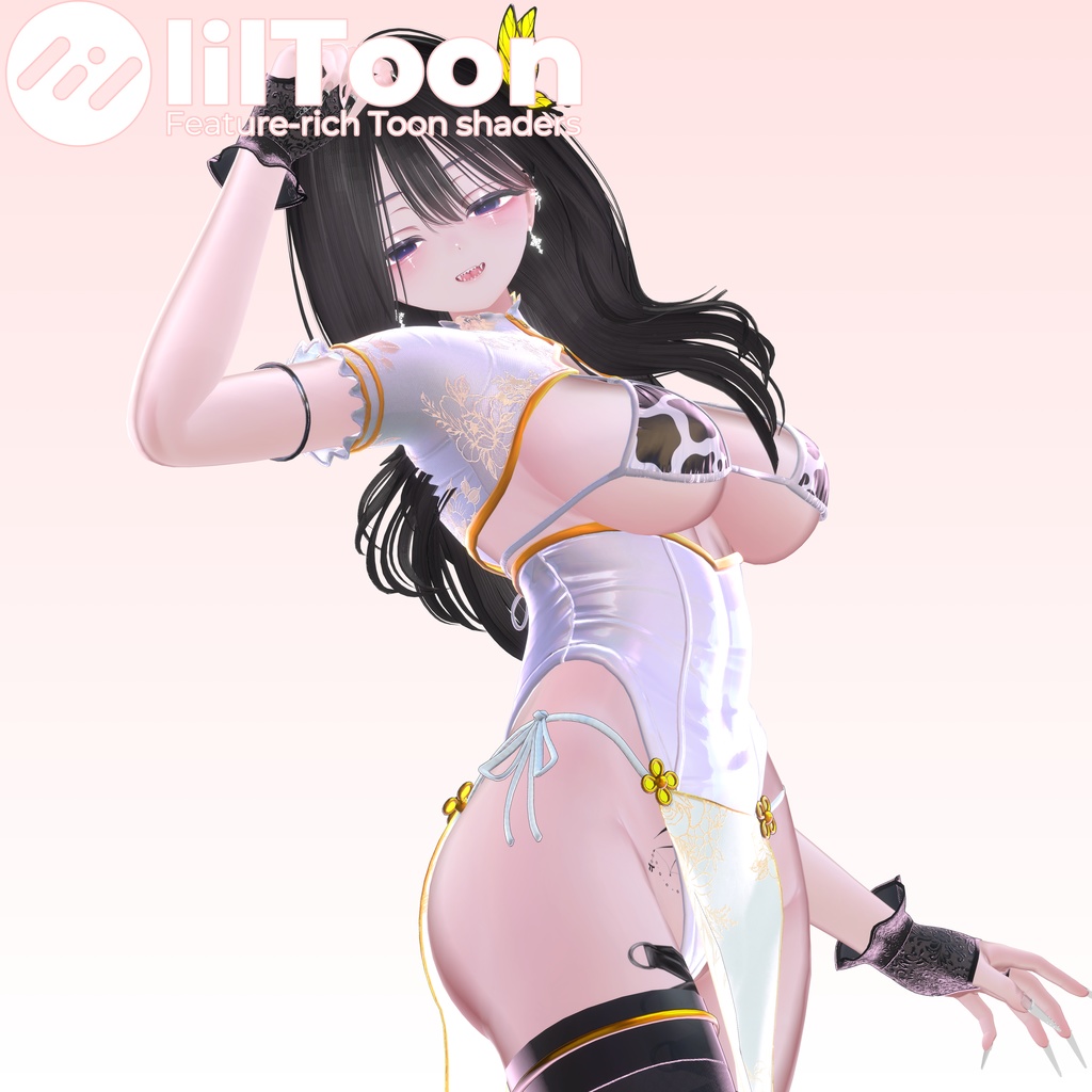 汎用ふんわり人肌マテリアル&ふんわりトゥーン調人肌マテリアルプリセット【liltoon用】