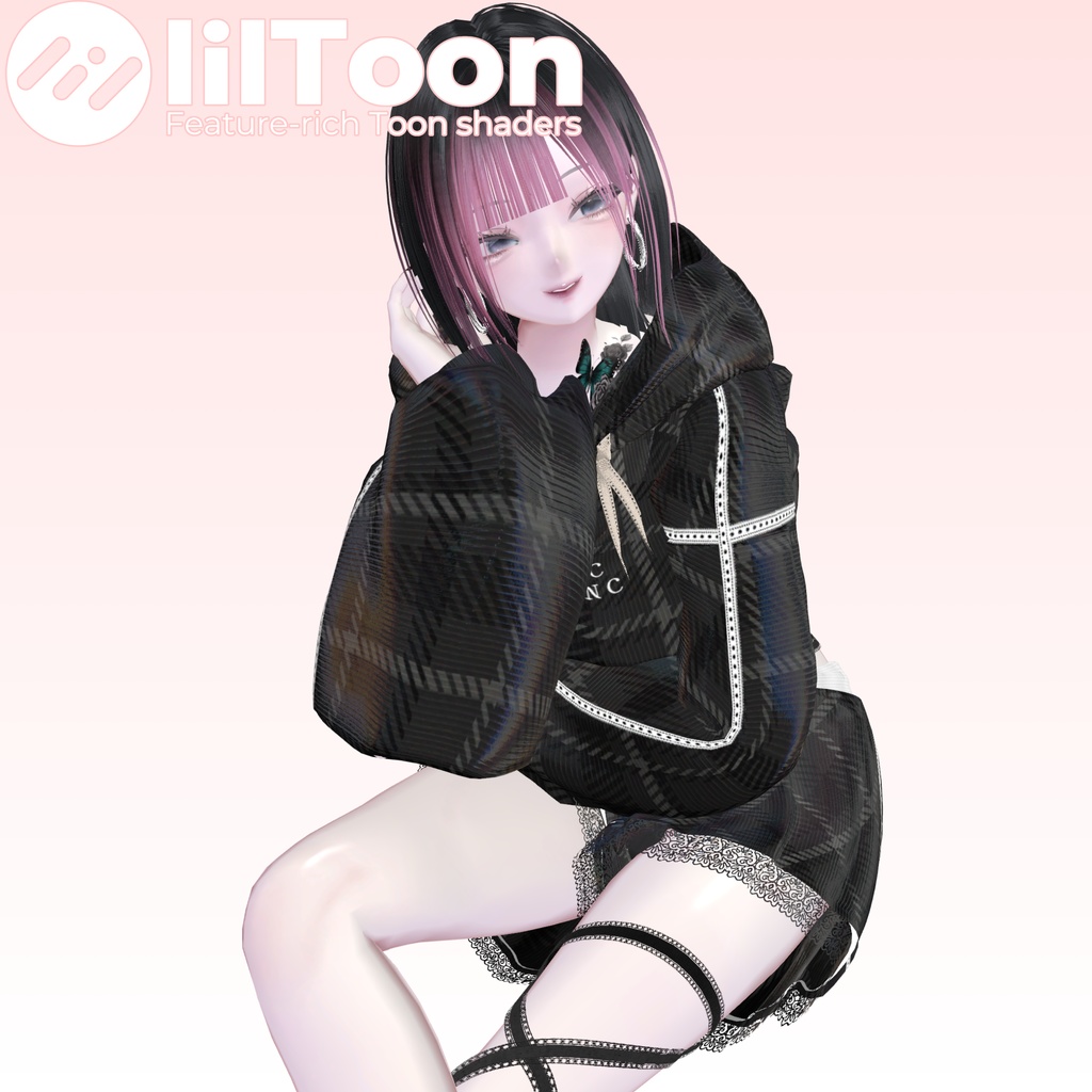 汎用ふんわり人肌マテリアル&ふんわりトゥーン調人肌マテリアルプリセット【liltoon用】